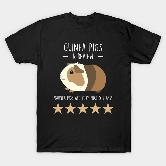 Guinea Pig Review T-Shirt by Psitta